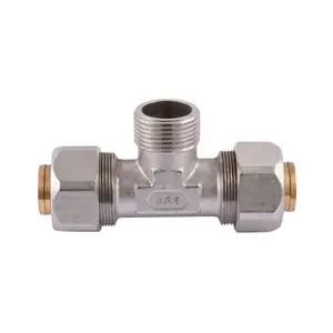 Фитинг обжимной APE тройник НАР 32x1"x32 мм 733