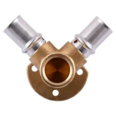 Пресс-фитинг APE тройник с ушками вн 16x1/2"x16 мм 154D