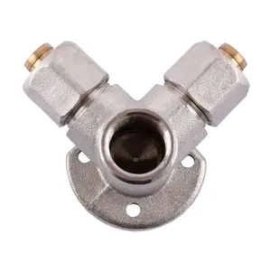 Фитинг обжимной APE тройник с ушками вн 16x1/2"x16 мм 754