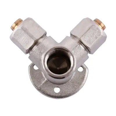 Фітинг обтискний APE трійник з вушками вн 16x1/2"x16 мм 754