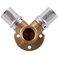 Пресс-фитинг APE тройник с ушками вн 20x1/2"x20 мм 154D