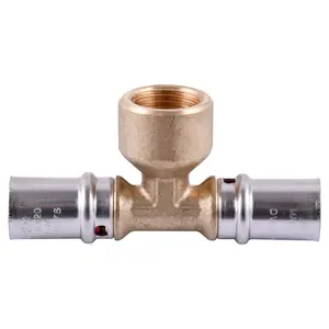 Пресс-фитинг APE тройник вн 16x1/2"x16 мм 132