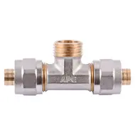 Фитинг обжимной APE тройник НАР 16x1/2"x16 мм 733