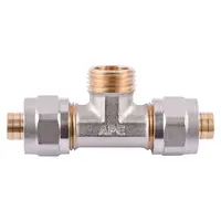Фітинг обтискний APE трійник НАР 16x1/2"x16 мм 733