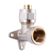 Фитинг обжимной APE угольник с ушками вн 16x1/2" 754