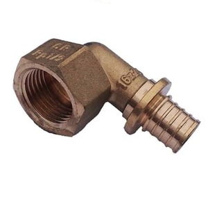 Натяжной фитинг Golan Aqua-pex колено (уголок) вн 16x1/2"