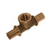 Натяжной фитинг Golan Aqua-pex тройник вн 25x3/4"х25
