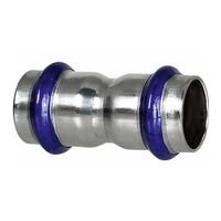 Пресс-фитинг муфта из нержавеющей стали 22 мм ASG INOX 6555856