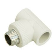 Фитинг полипропиленовый PN25 тройник НАР 25х3/4"х25 мм Blue Ocean SD00009247