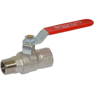 Кран шаровой Bonomi прямой для воды вн-нар 795701 1/2" (79570104)