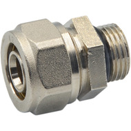 Фитинг обжимной Bonomi соединитель с накидной гайкой НАР 20x1/2" (38922004)