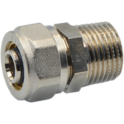 Фитинг обжимной Bonomi соединитель с накидной гайкой НАР 16x1/2" (39011604)