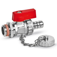 Кран шаровой Bonomi прямой для воды 7759 1/2" (77591104)