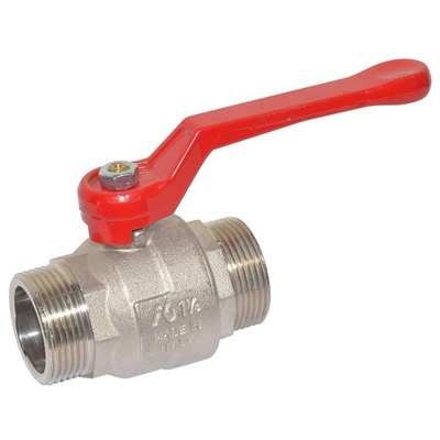 Кран шаровой Bonomi прямой для воды нар-нар 7645 1 1/4" (76450210R)