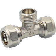Фитинг обжимной Bonomi тройник НАР 16x1/2"x16 мм (3933160416)