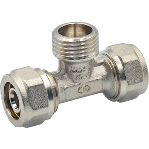 Фитинг обжимной Bonomi тройник НАР 16x1/2"x16 мм (3933160416)