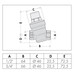 Редуктор давления ВН 1/2" Caleffi 533041