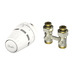 Комплект для радиатора с нижним подключением прямой M30x1.5 RLV-KB 1/2" Danfoss 015G5308