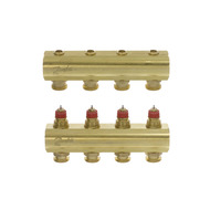 Коллектор 1"х4 выхода без расходомеров FHF-4 3/4" Danfoss 088U0504