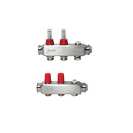 Коллектор 1"х2 выхода c расходомером SSM-2F 3/4" Danfoss 088U0752
