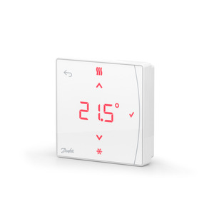 Терморегулятор с дисплеем беспроводной 2.4 ГГц комнатный Zigbee Icon2 RT Danfoss 088U2121