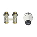 Комплект для радиатора с нижним подключением прямой RAS-CK+RLV-KS 1/2" Danfoss 013G5275