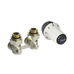 Комплект для радиатора с нижним подключением угловой RAS-C+RLV-KB 1/2" Danfoss 013G5278