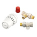 Комплект для радиатора с боковым подключением прямой RA+RLV-S 1/2" Danfoss 015G5348