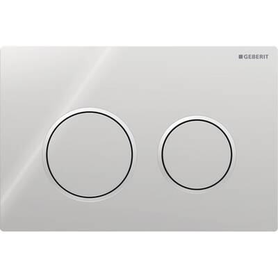 Смывная клавиша Geberit Omega20 для двойного смыва Round глянцевый хром (115.085.KH.1)