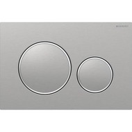 Смывная клавиша Geberit Sigma20 для двойного смыва Round матовый/полированный (115.882.SN.1)