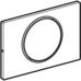 Смывная клавиша Geberit Sigma10 для смывания/остановки смывания Round с креплением на винтах, матовый сатин (115.787.SN.5)