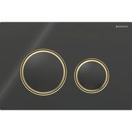 Смывная клавиша Geberit Sigma50 (ex Sigma21) для двойного смыва Round черный (115.652.SJ.1)