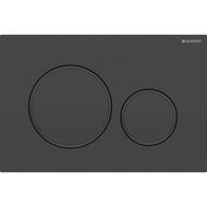Смывная клавиша Geberit Sigma20 для двойного смыва Round черный матовый (115.882.16.1)