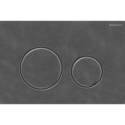 Смывная клавиша Geberit Sigma50 (ex Sigma21) для двойного смыва Round сланец Mustang (115.651.JM.1)