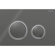 Смывная клавиша Geberit Sigma50 для двойного смыва Round металлический хромированный/лава 115.884.JK.1