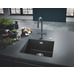 Мойка для кухни Grohe 457 x 406 мм, Granite Black (31653AP0)