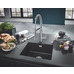 Мойка для кухни Grohe 457 x 406 мм, Granite Black (31653AP0)