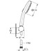 Душевой набор Grohe Tempesta Cube 110, 3 режима струи (27584003)