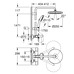 Душевая система Grohe Tempesta System 250 с термостатом для ванны (266722431)