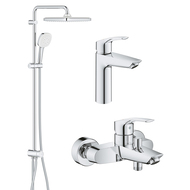 Комплект смесителей Grohe Eurosmart 3 в 1 для ванной (UA123246R1)