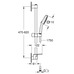 Душевой гарнитур Grohe Tempesta Cube 110, 2 режима струи (26907003)