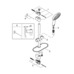 Душевой гарнитур Grohe Tempesta Cube 110, 2 режима струи (26907003)