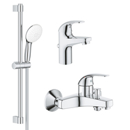 Комплект смесителей Grohe BauCurve 3 в 1 для ванной (UA122217S1)