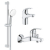 Комплект смесителей Grohe BauCurve 3 в 1 для ванной (UA122217S1)