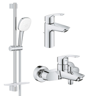 Комплект смесителей Grohe Eurosmart 3 в 1 для ванной (UA123238S3)