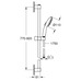 Душевой гарнитур Grohe Tempesta 110, 2 режима струи (26163003)