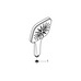 Ручной душ Grohe Rainshower Smartactive Cube 130, 3 режима струи (26550000)