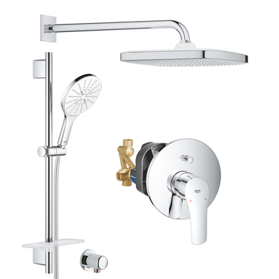 Скрытая душевая система Grohe Eurosmart с Tempesta 250 (UA26415SC5)