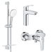 Комплект смесителей Grohe Eurosmart 3 в 1 для душа (UA123244M1)
