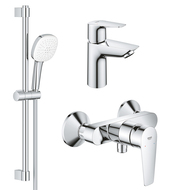 Комплект смесителей Grohe BauEdge New 3 в 1 для ванной (UA123208S1)